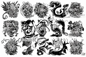 father son, luck, deep meaning tattoo idea