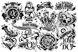 for my son, date od birth: 11.10.2022, time: 08:46 tattoo idea