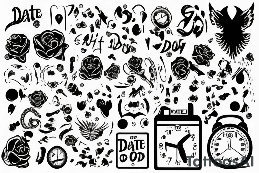 for my son, date od birth: 11.10.2022, time: 08:46 tattoo idea