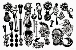 drop hammer tattoo idea