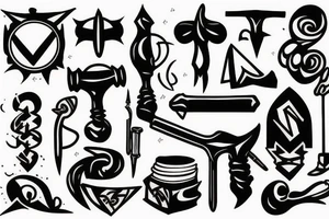 hammer tattoo idea