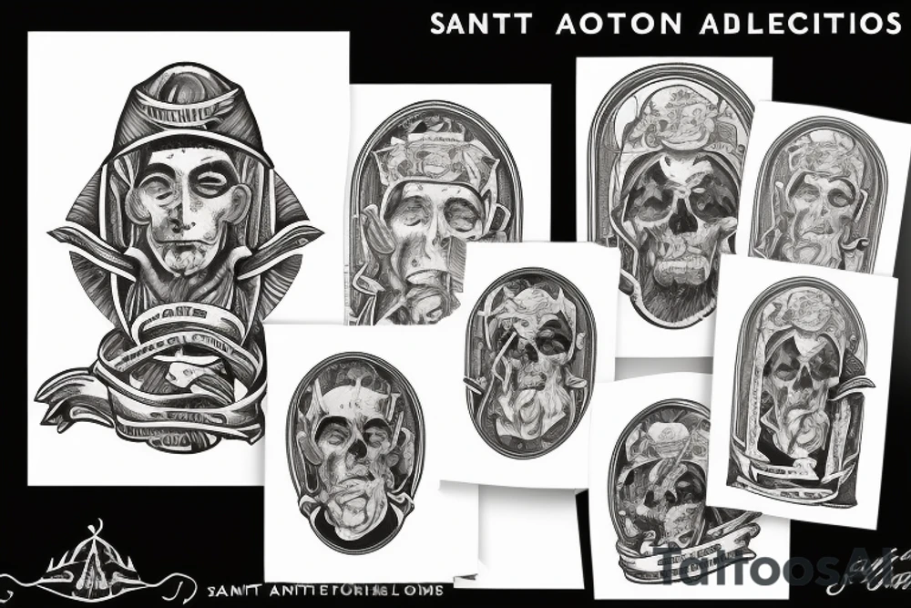 Saint Anthony tattoo idea