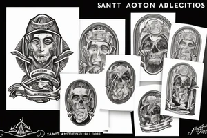Saint Anthony tattoo idea