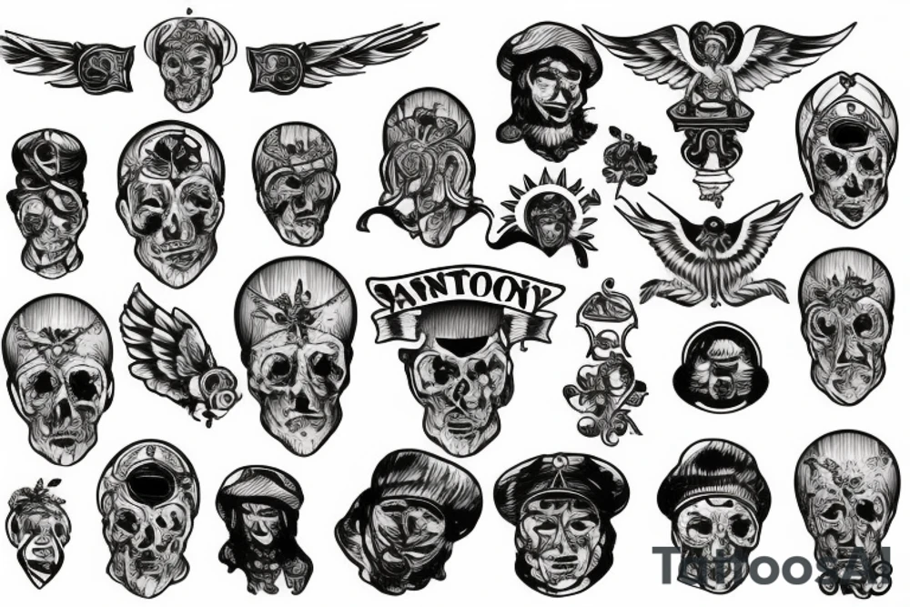 Saint Anthony tattoo idea