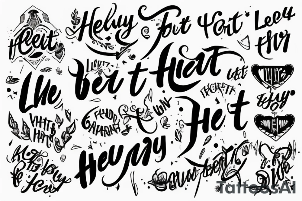 let it hurt, let it heal, let it go tattoo idea
