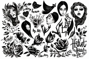 let it hurt, let it heal, let it go tattoo idea