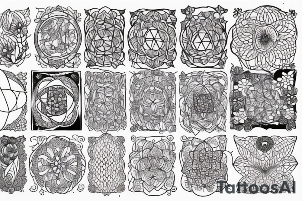 Flower of life tattoo idea