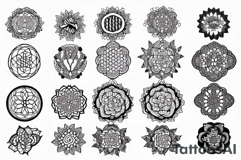 Flower of life tattoo idea