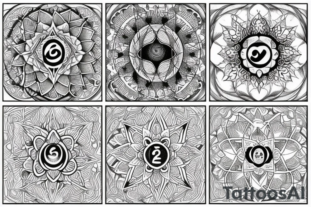 Chakras tattoo idea