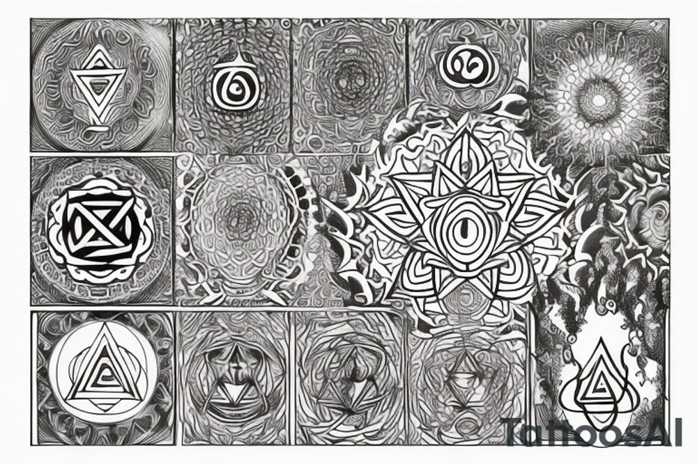 Chakras tattoo idea