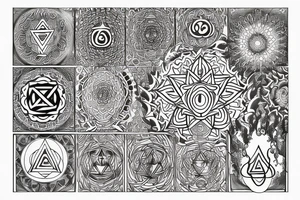 Chakras tattoo idea