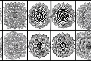 Chakras tattoo idea