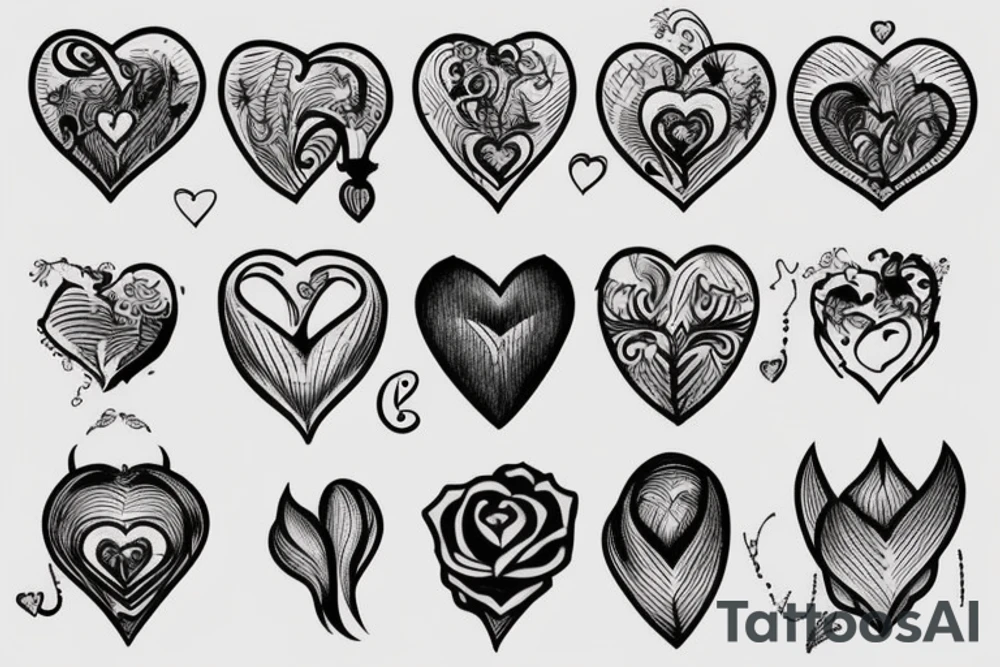 Heart tattoo idea