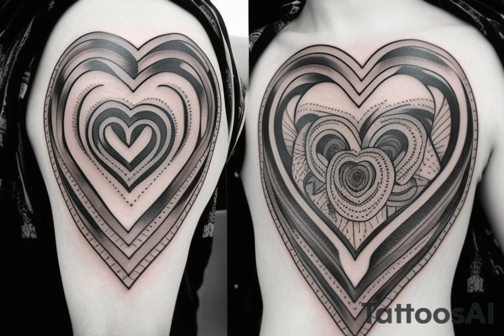 Heart tattoo idea