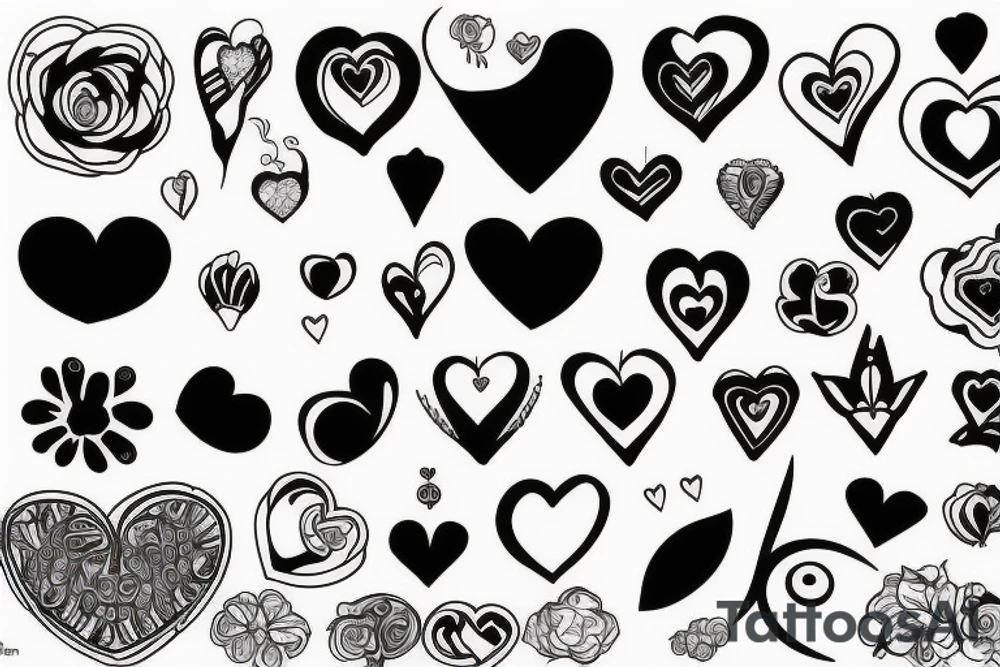 Heart tattoo idea