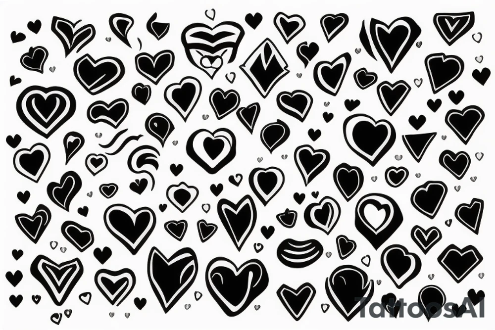Heart tattoo idea