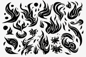 flame tattoo idea