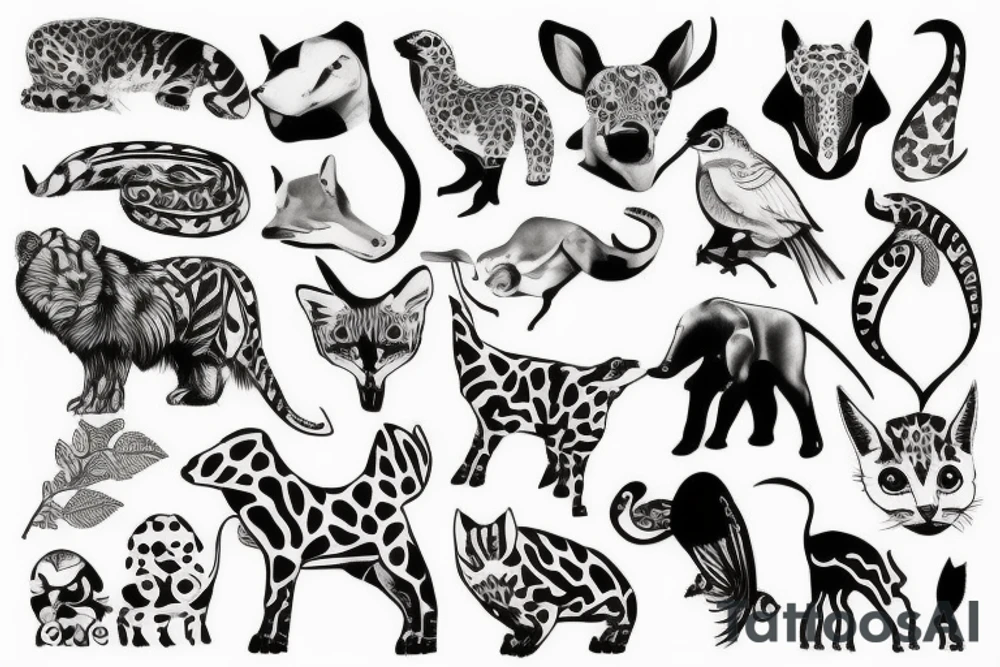 Animal tattoo idea