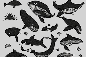 Whale tattoo idea