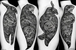 Whale tattoo idea