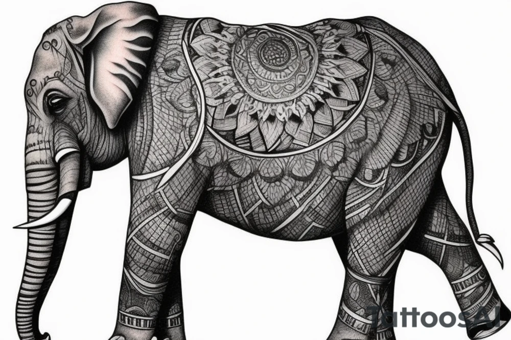 Elephant tattoo idea