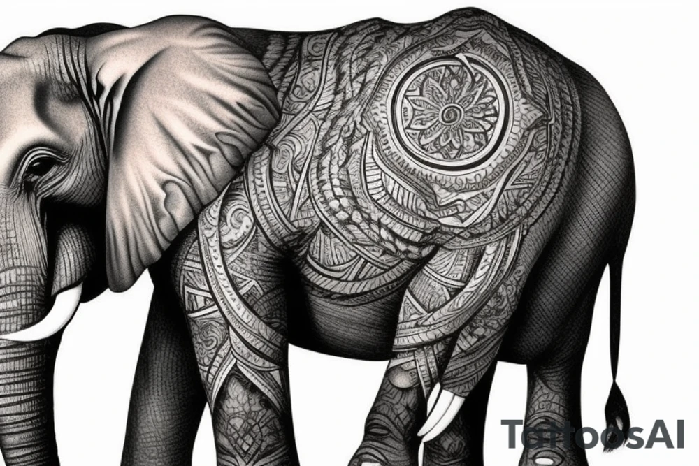 Elephant tattoo idea