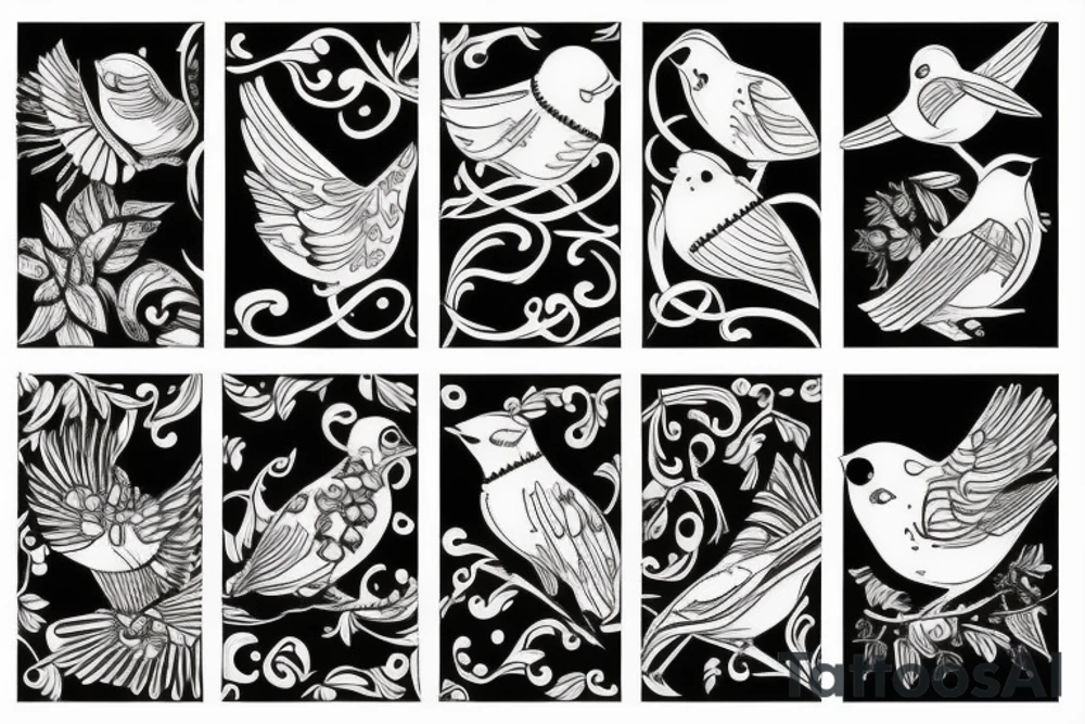 Birds tattoo idea
