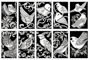 Birds tattoo idea