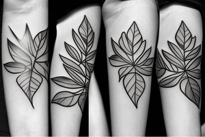 Leaves tattoo idea
