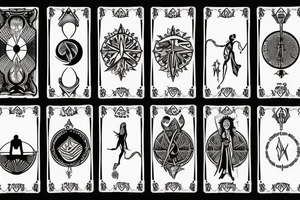 tarot card tattoo idea