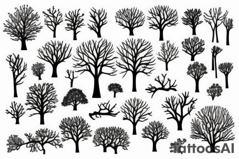 Trees tattoo idea