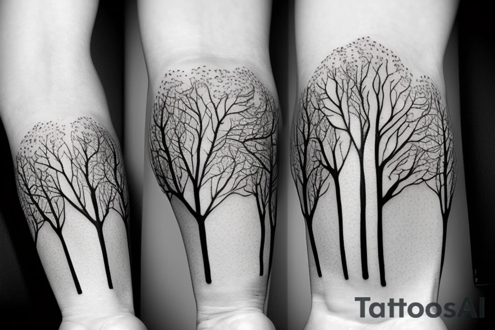 Trees tattoo idea