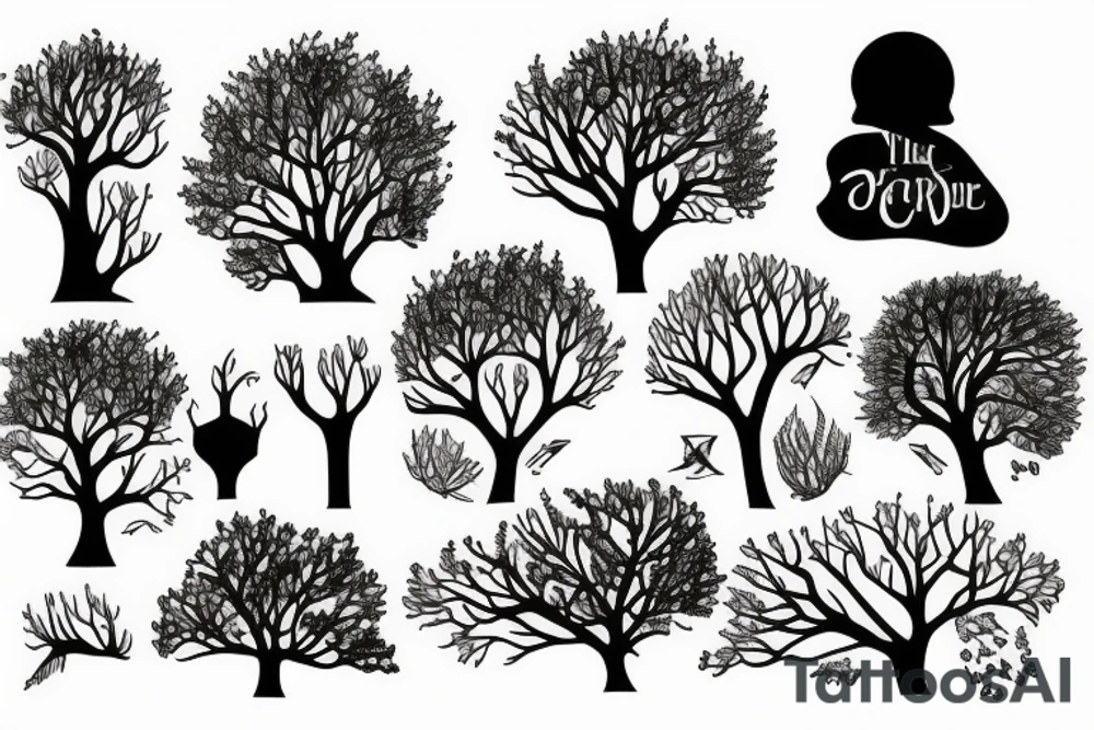 Trees tattoo idea