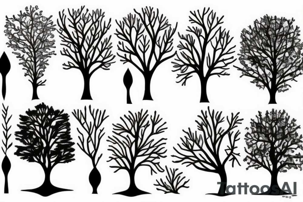 Trees tattoo idea