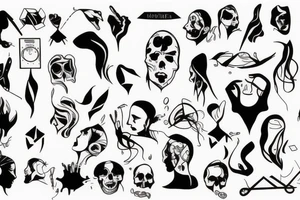 Person with no head tattoo idea