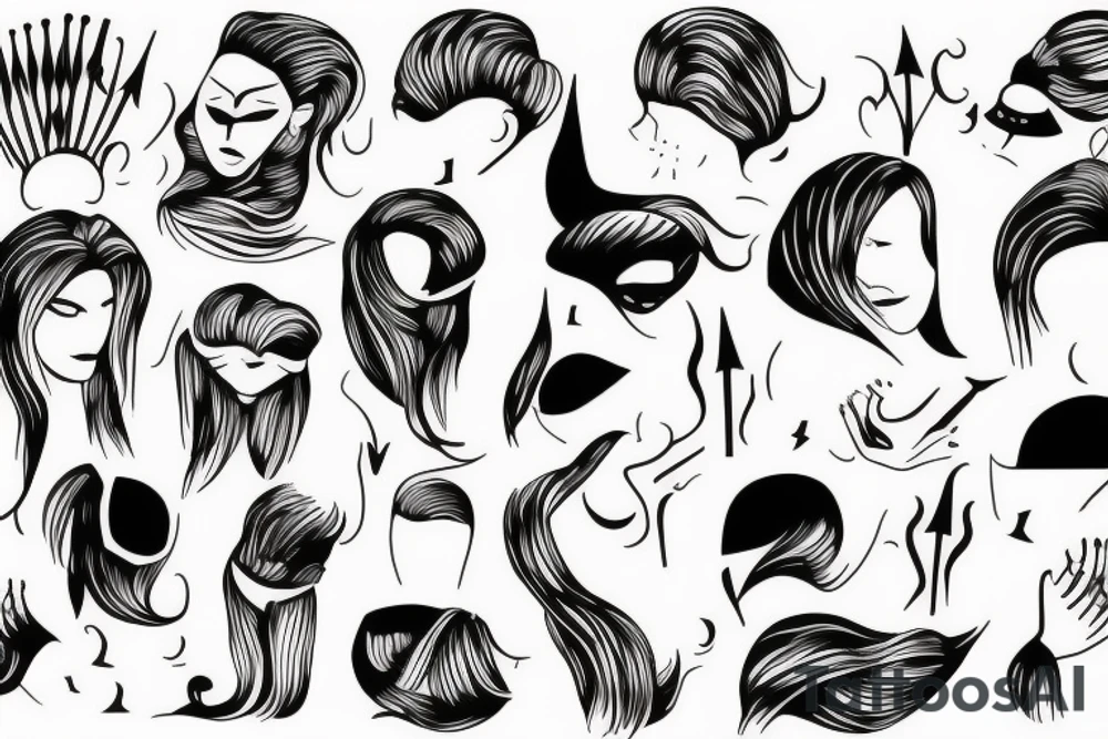 Person with no head tattoo idea