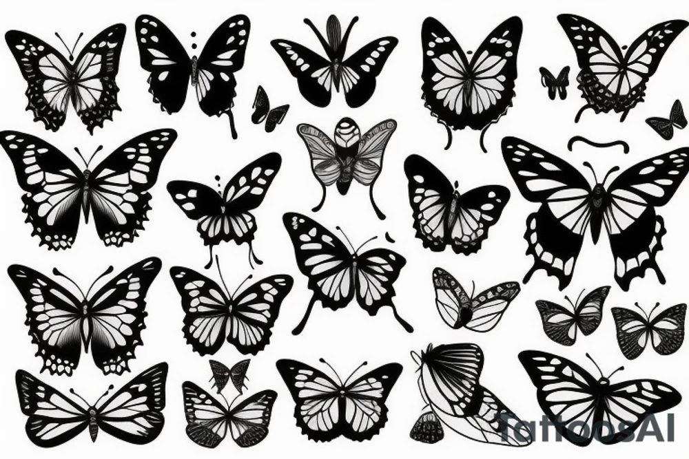 Butterfly tattoo idea