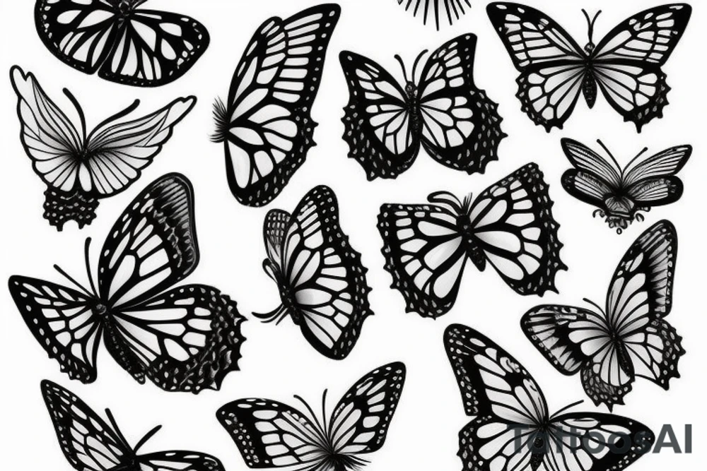 Butterfly tattoo idea