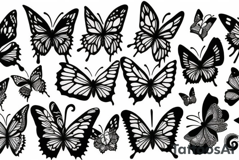 Butterfly tattoo idea