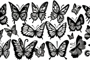 Butterfly tattoo idea