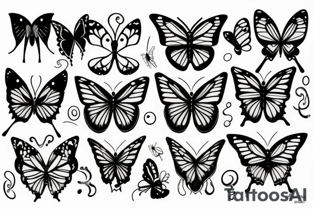 Butterfly tattoo idea