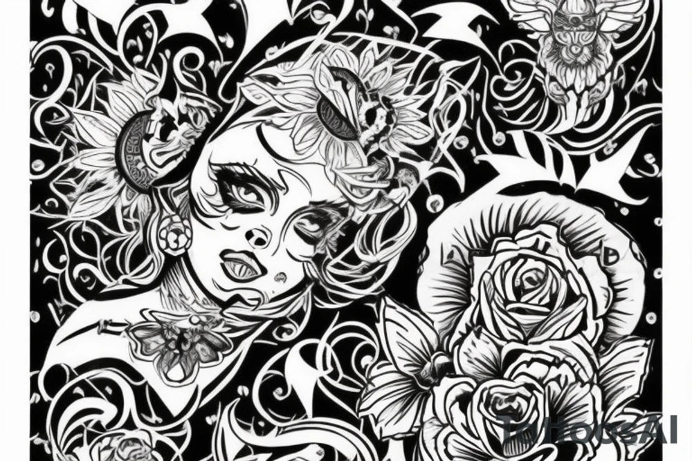 Людина-бик у військовий формі tattoo idea