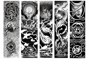 The four elements tattoo idea