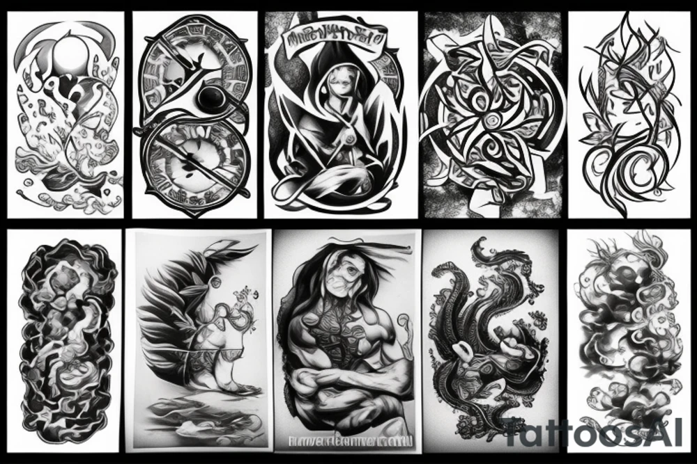 The four elements tattoo idea