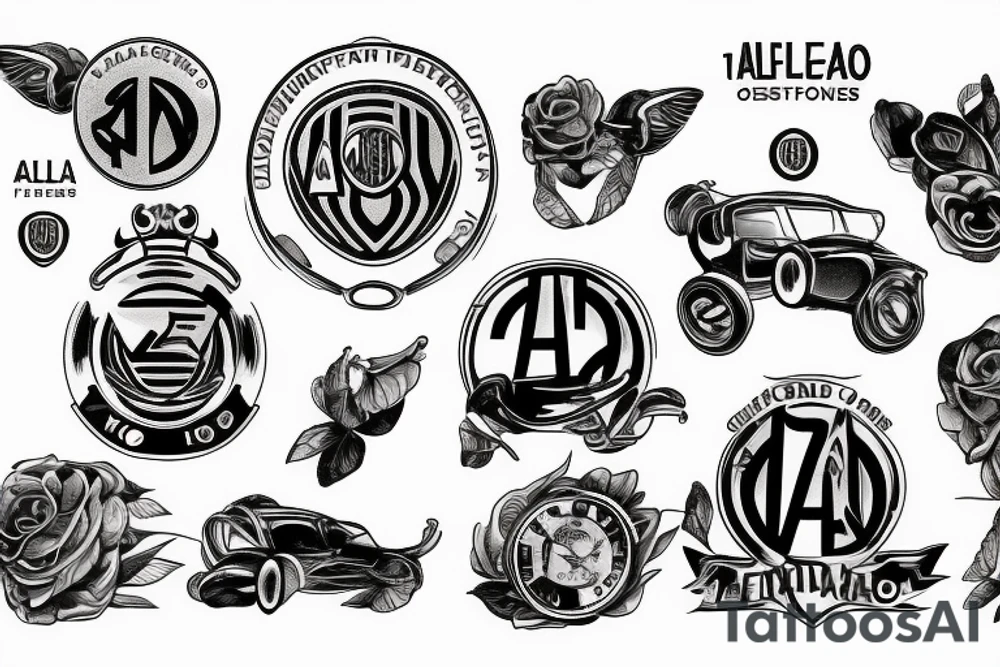 Alfa romeo heritage tattoo idea