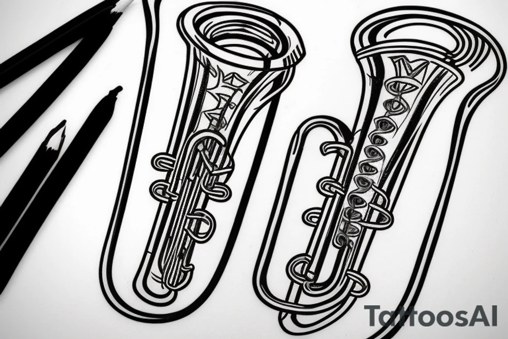 Baseline Tuba tattoo idea