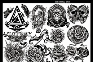 Alchemy symbols tattoo idea
