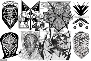 geometric tattoo idea