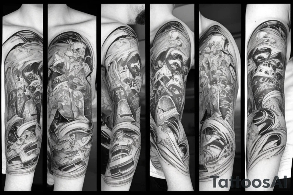 high seas gambling tattoo idea