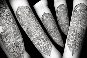 celestial luck tattoo idea